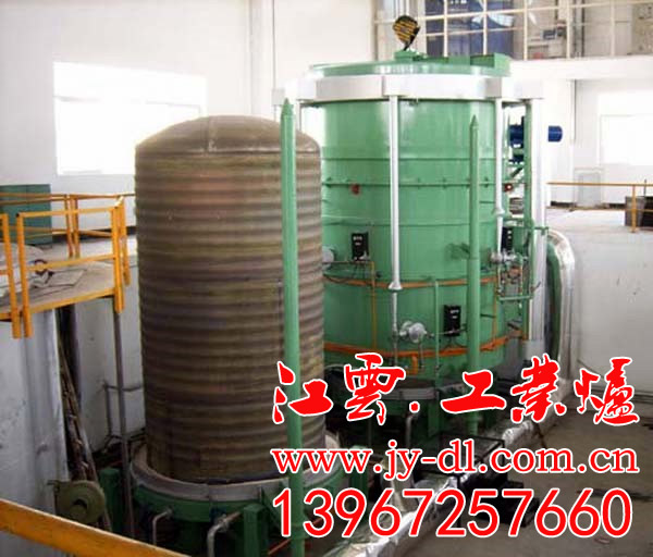 Strong circulation bell jar furnace