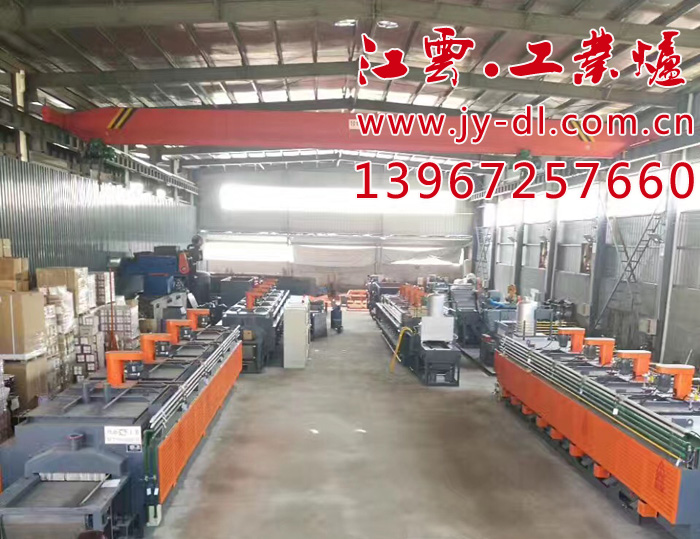 Mesh belt furnace production line